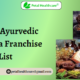 Top 10 Best Herbal Ayurvedic PCD Pharma Franchise Companies List