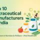 Top 10 Nutraceutical Manufacturers in India