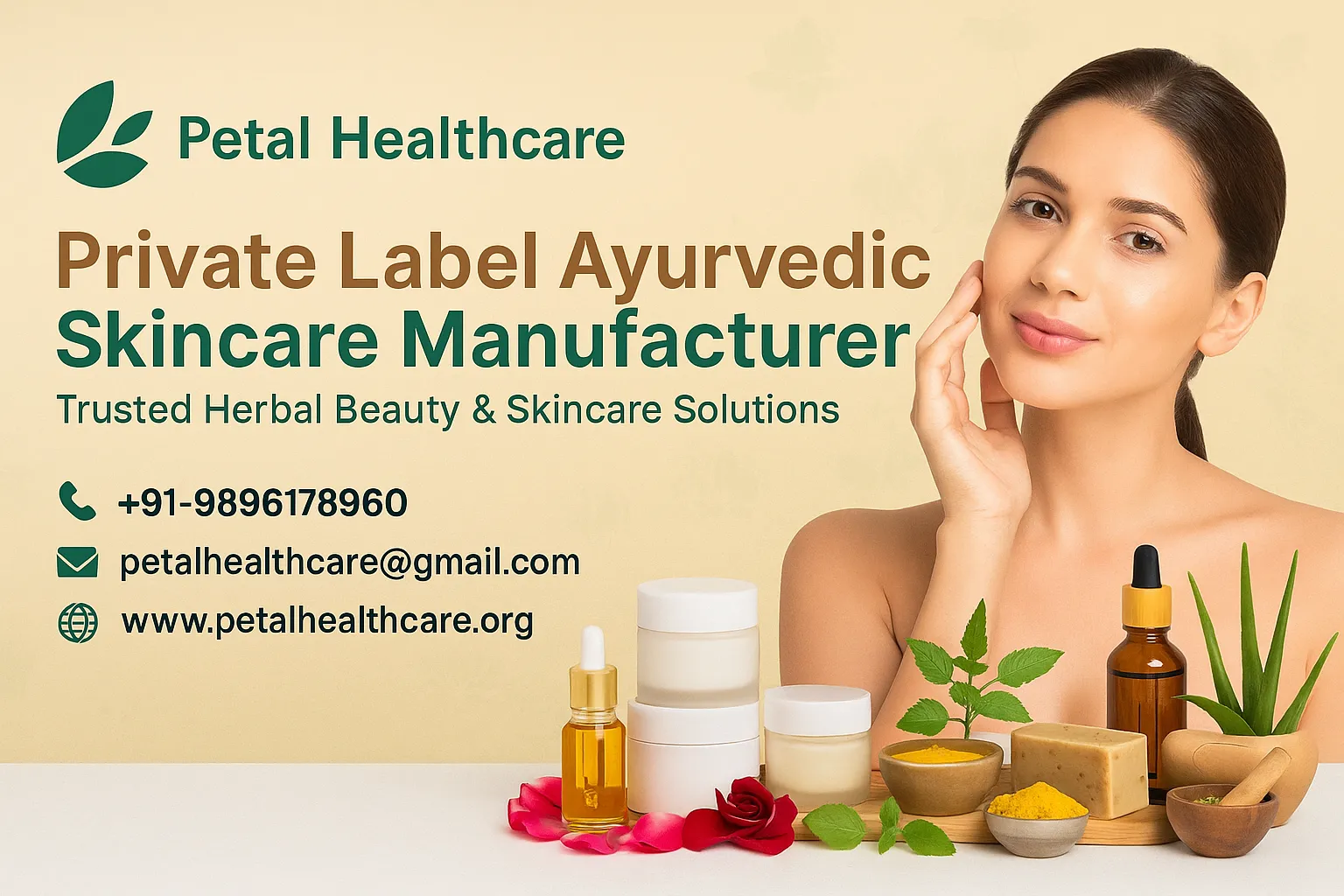 Private Label Ayurvedic Skincare Manufacturer