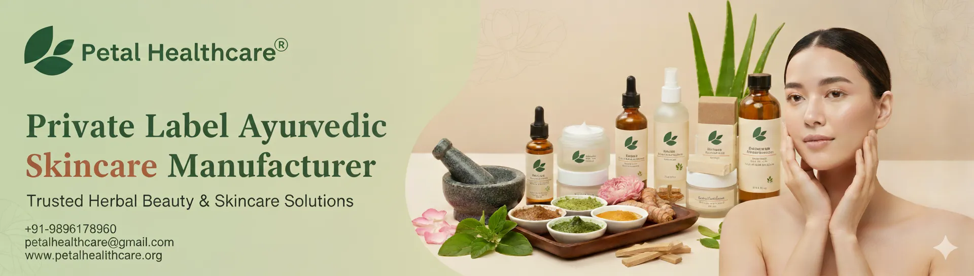 Private Label Ayurvedic Skincare Manufacturer